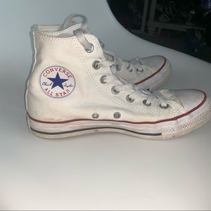 White High Top Converse